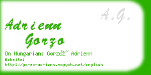 adrienn gorzo business card